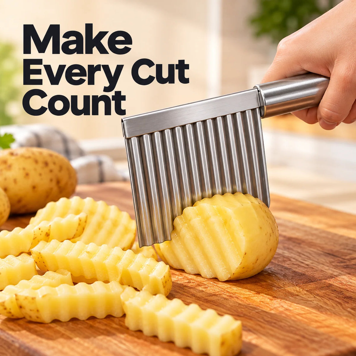 🔥Buy 1 Get 1 Free - Stainless Steel Crinkle Cut Knife
