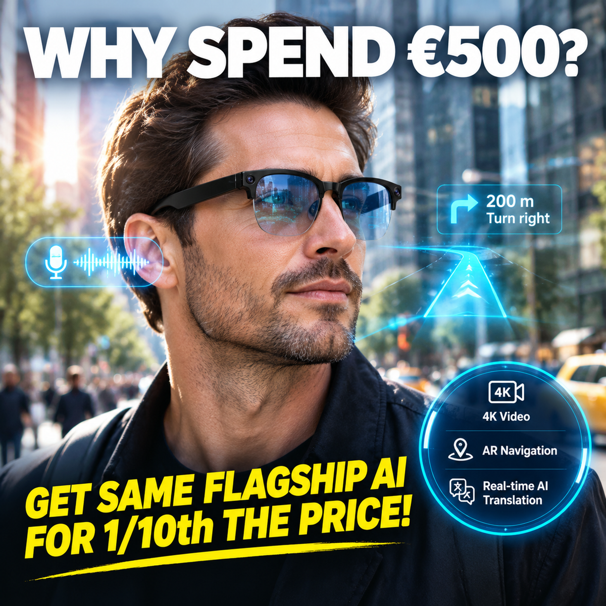 🔥 Why spend €500 on big-name brands? Enjoy the exact same flagship AI capabilities at just 1/10th of the price!