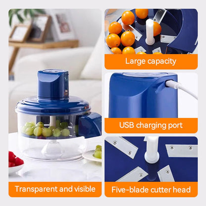 🔥Limited Time Discount Transparent Electric Fruit Vegetable Peeler, One-Touch Automatic Grape Garlic Skin Remover, Visible Food Prep Kitchen Gadget