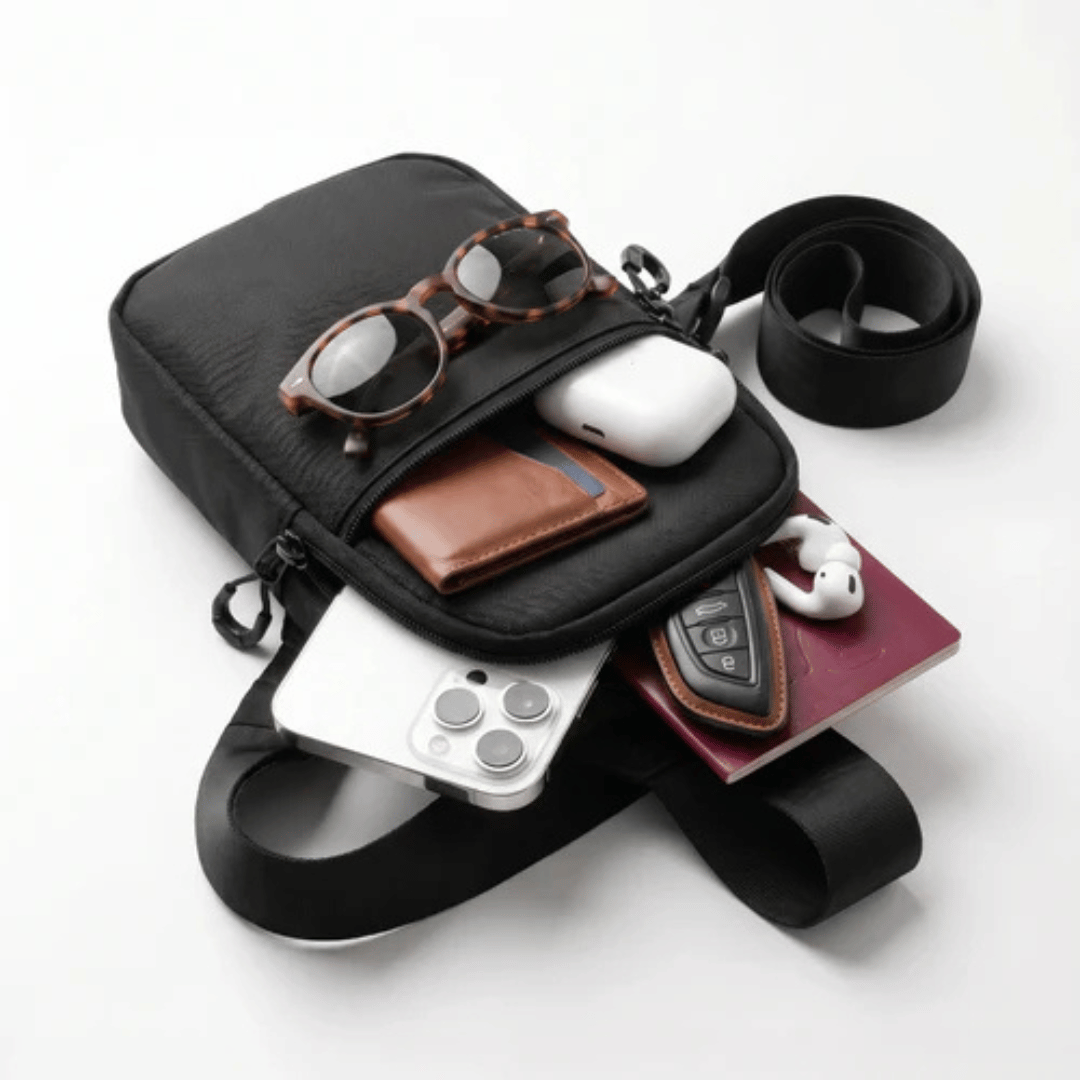 🛡️ Travel Sling Bag – Discreet Secure Sling Pack Keeps Valuables Safe