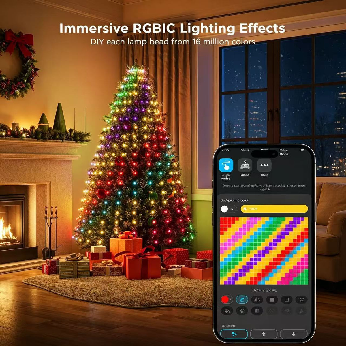 🎄✨ Glow Tree Smart Christmas Tree LED Lights — Light Up Your Christmas Magic! 🎅💫