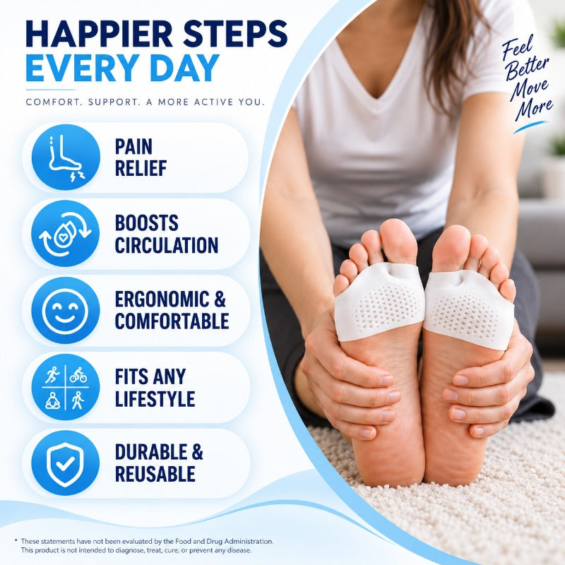 🦶💗 Soft Silicone Bunion Relief Pad