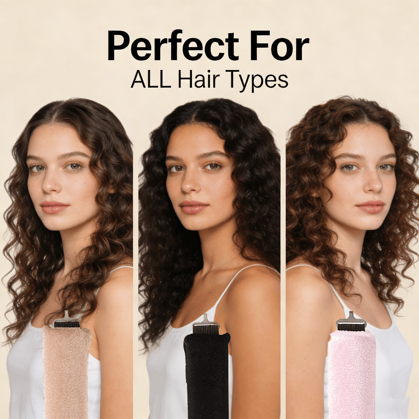 🔥 Heatless Hair Curling Rod, Overnight No-Heat Curls Tool, Get Perfect Natural Wavy Hair While Sleeping No Heat Damage Hair Styling Roller