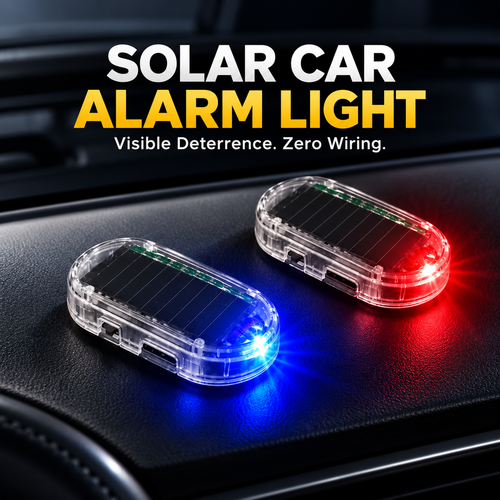 🔥Buy 1 Get 1 Free🚨4 PCS Solar Powered Car Anti-Theft Warning Lights