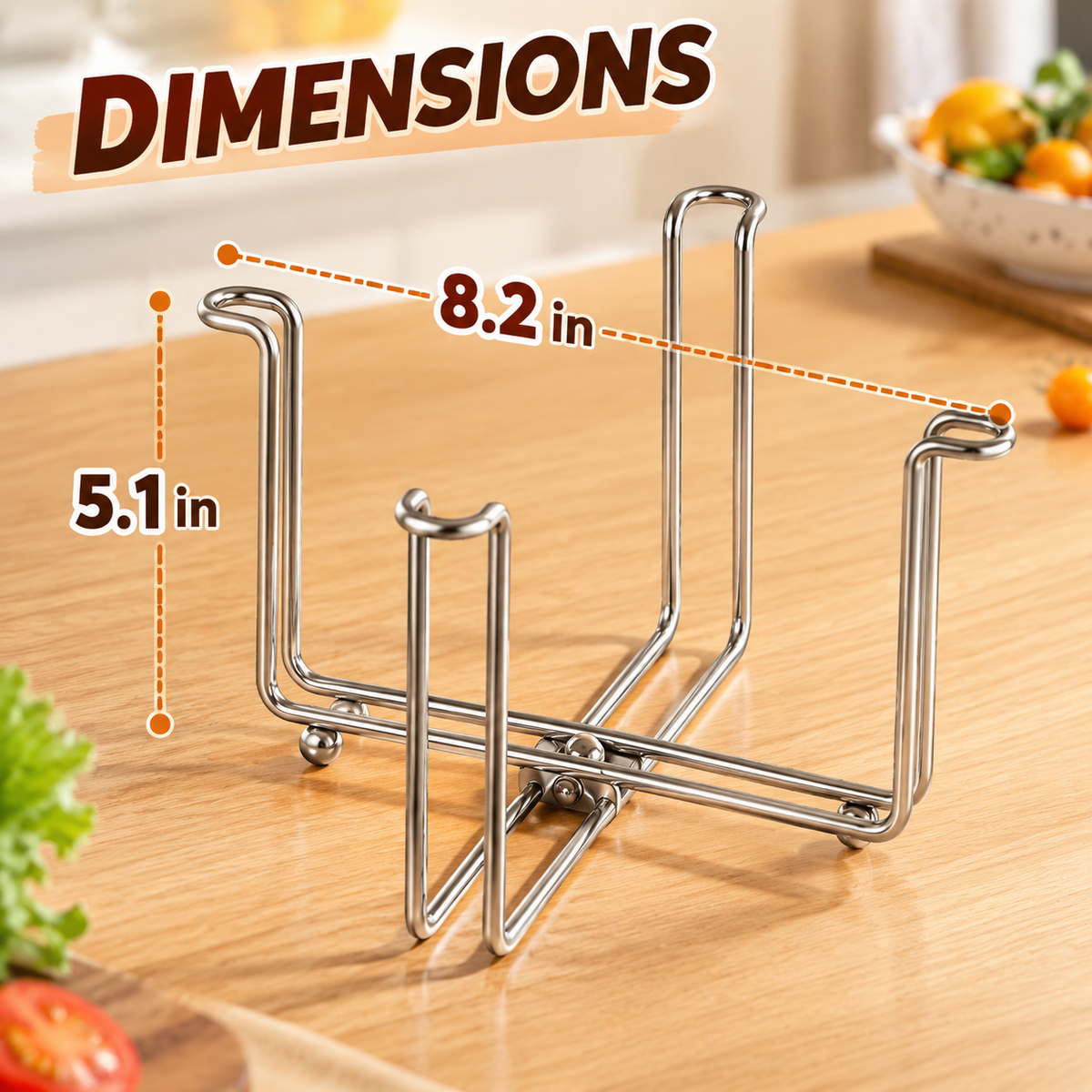 Buy 1 get 1 free✨ The Ultimate Foldable 304 Stainless Steel Trash Bag Holder