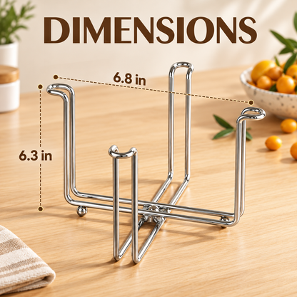 Buy 1 get 1 free✨ The Ultimate Foldable 304 Stainless Steel Trash Bag Holder