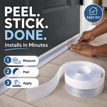 🔥Universal Door Gap Seal Tape – Draft, Dust & Bug Blocker