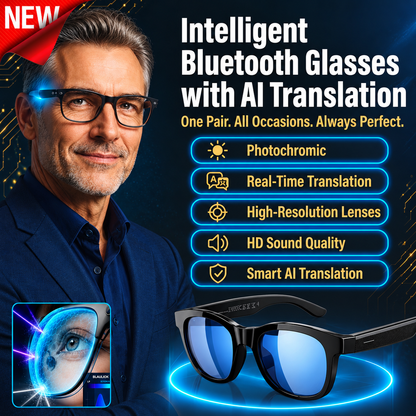 🔥AI Smart Glasses-Supporting Real-Time AI Language Translation.