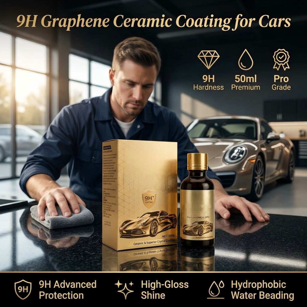 🚗 Buy One, Get One Free 🎁 9H Graphene Ceramic Coating for Cars (50ml)