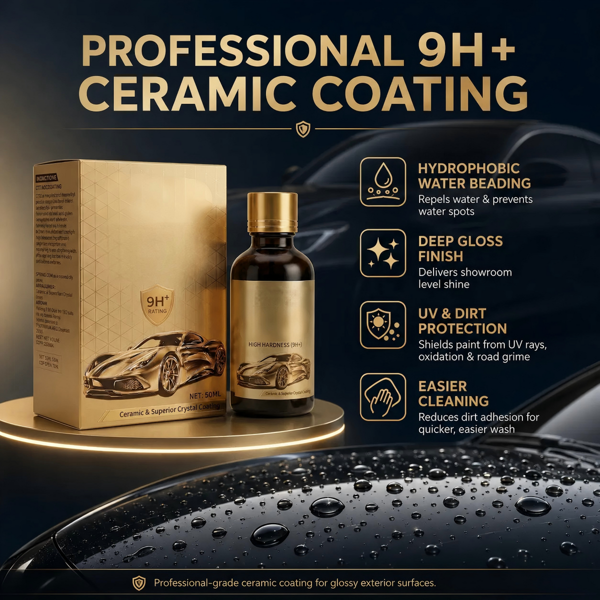 🚗 Buy One, Get One Free 🎁 9H Graphene Ceramic Coating for Cars (50ml)