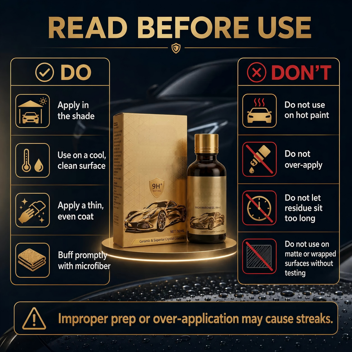 🚗 Buy One, Get One Free 🎁 9H Graphene Ceramic Coating for Cars (50ml)