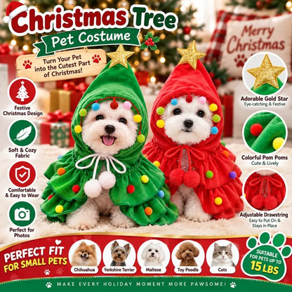 💥50% OFF🎄Christmas Tree Pet Cape🐶
