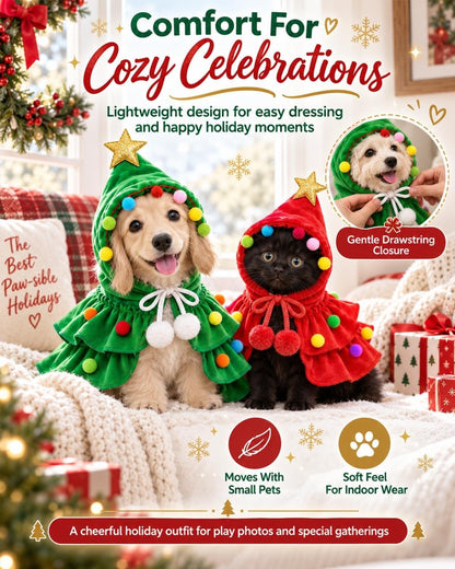💥50% OFF🎄Christmas Tree Pet Cape🐶