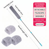 1.3m telescopic pole + 4 cloths