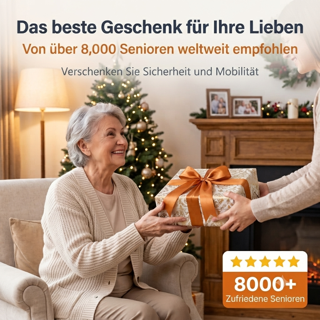 🔥Faltbarer, tragbarer Gehstockstuhl: Das beste Geschenk für Senioren
