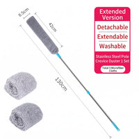1.3m telescopic pole + 3 cloths