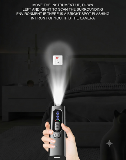 🔥On Sale 3-in-1 Anti Surveillance Detector Camera GPS Bug Finder