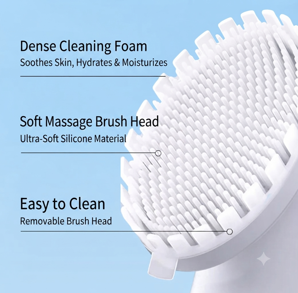 🐾 No-Rinse Pet Paw Foam Cleaner 150ml with Silicone Brush for Dogs Cats, Safe Daily Walk Paw Care
