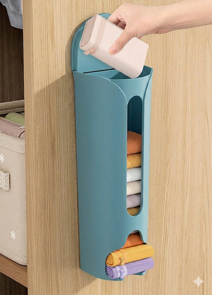 Wall Mounted Pull-Out Underwear and Socks Storage Box