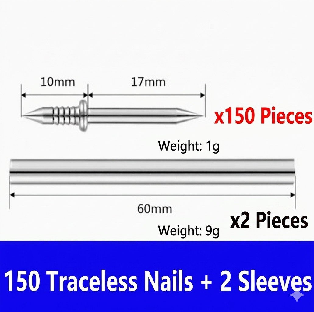🔥No Hole No Damage｜Seamless Double Sided Nail for Wall Hanging