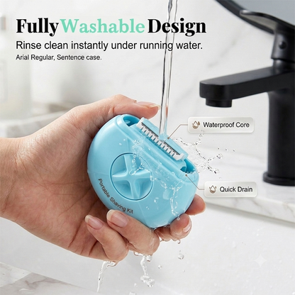 🔥Buy one get one free🔥3-in-1 Women Travel Hair Removal Kit, Portable Multifunctional Electric Shaver Set, Painless Full Body Shaving Trimmer Kit for Travel Daily Use