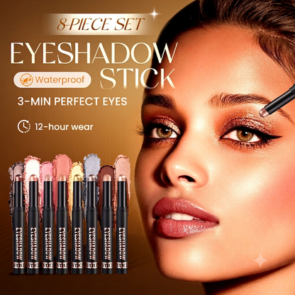 🎉🔥TODAY ONLY! 8 Glitter Eyeshadow Sticks – 8 Colors, Water-Resistant & Long-Lasting | Over 50,000 Sold 🎁✨