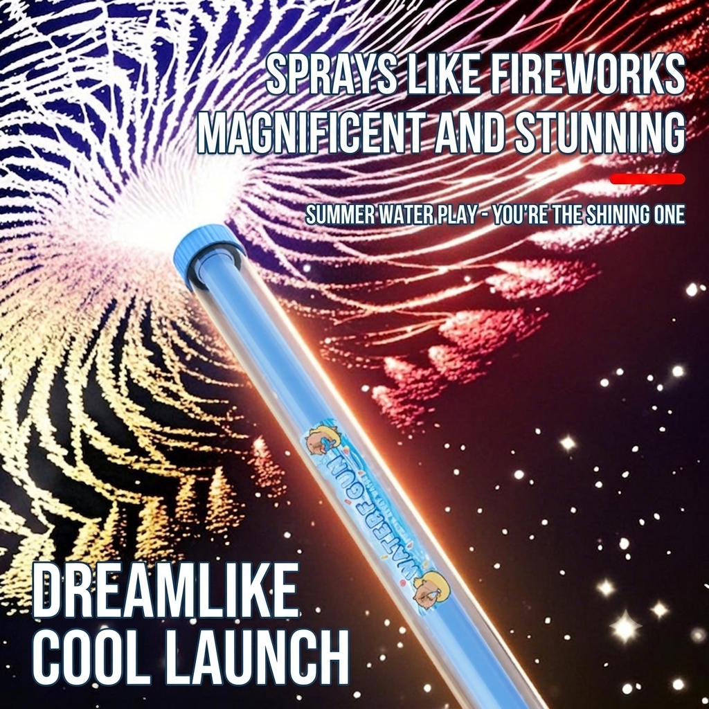 💦 Summer Hot Pick! Firework Effect Pull Pump Water Gun