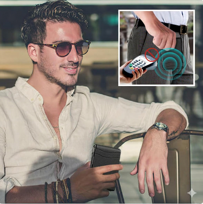 🔥RFID Anti Skimming | Ultra Slim Metal Card Wallet for Men