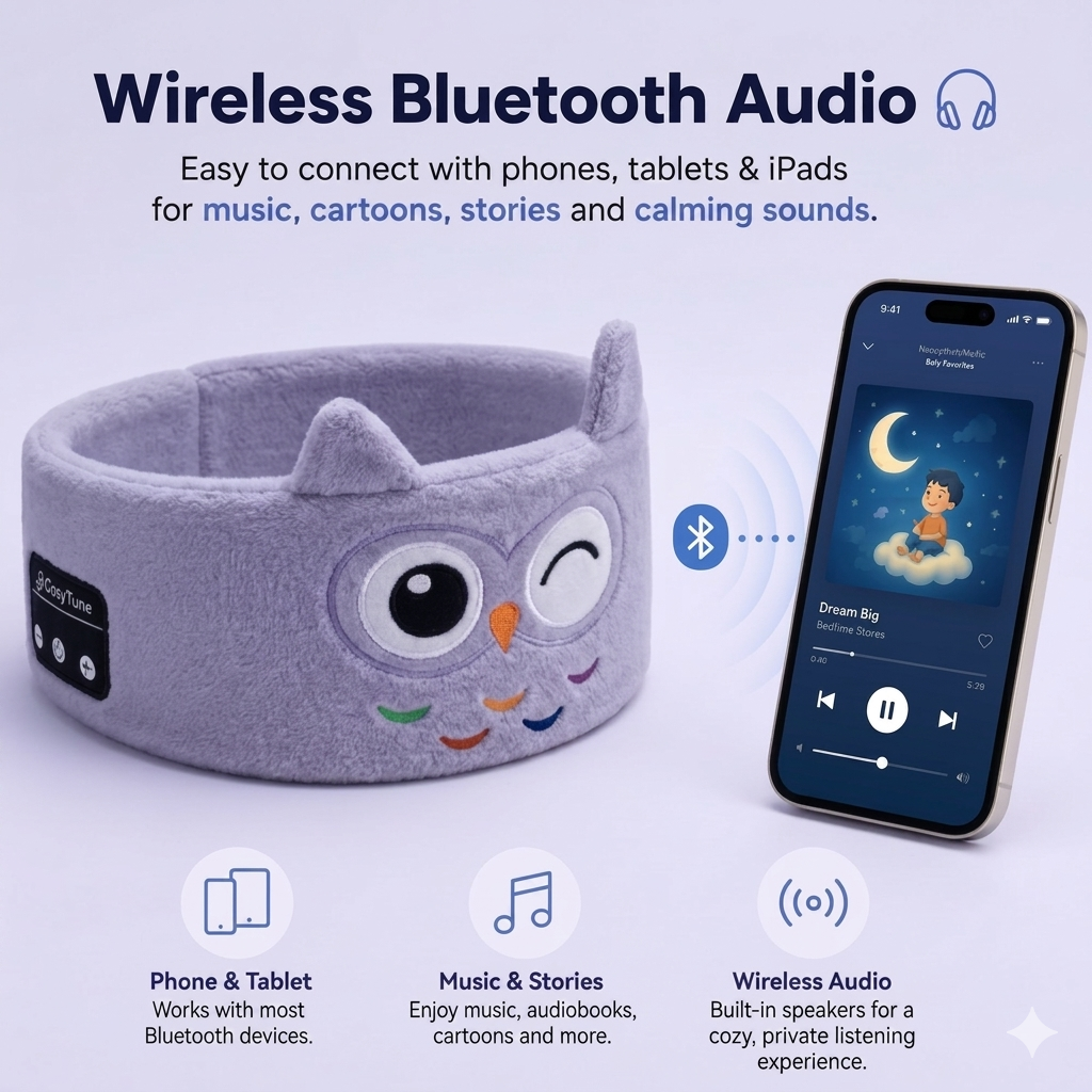 🔥200,000 Units Sold Globally in May - Bluetooth Kids Sleep Headband
