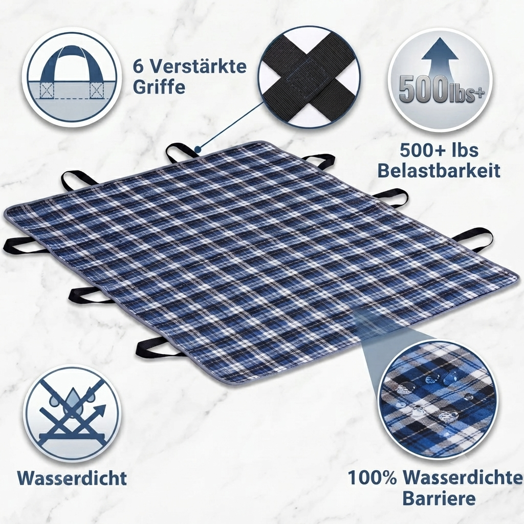 ❤️Der beste Helfer für Senioren, 🔥Eine Transfermatratze mit Griffen
