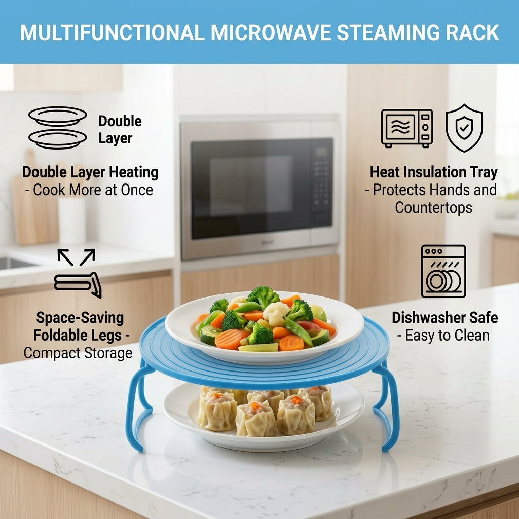 📢📢Buy one get one free !! ⏰Microwave Folding Tray