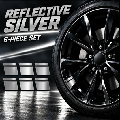 🚗Limited Stock! 6Pcs Car Rim Reflective Stickers, Easy Peel & Stick