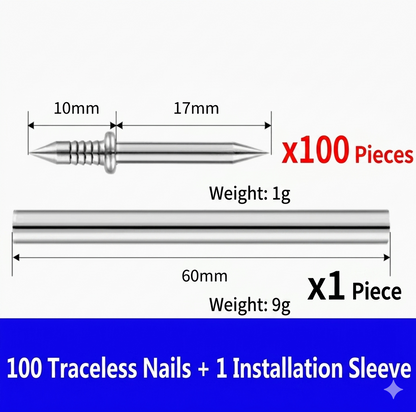 🔥No Hole No Damage｜Seamless Double Sided Nail for Wall Hanging