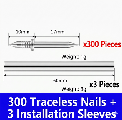 🔥No Hole No Damage｜Seamless Double Sided Nail for Wall Hanging