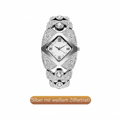 ⏳50% RABATT auf Vintage-Quarzuhr mit Strassbesatz