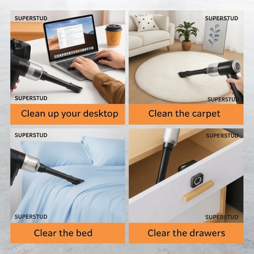 🧹🚗    3-in-1 Vacuum Cleaner – Powerful & Cordless