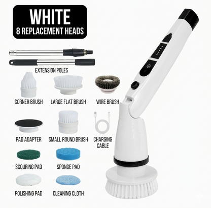 🏆Hot Selling 50% OFF⏳Waterproof Telescopic Electric Rotary Cleaning Brush Set