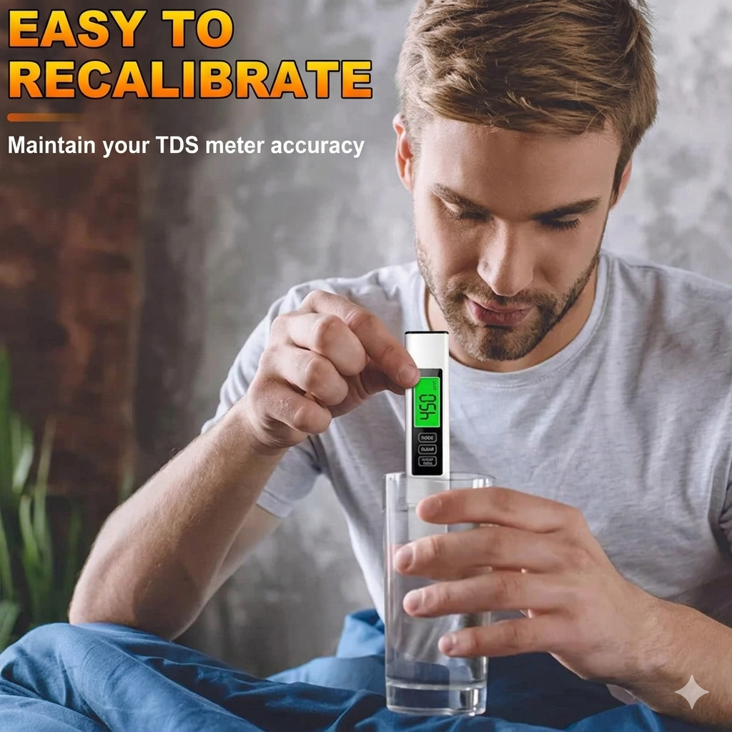 3-in-1 Digital Water Quality Tester Pen - Accurate TDS EC Temperature Detector for Drinking Water, Aquarium, Travel & Home Use