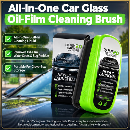 💥Buy 1 Get 1 Free 🚗Anti-freeze glass oil film brush