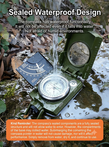 🔥High Precision Luminous Compass | Reliable Guide for Outdoor Trips