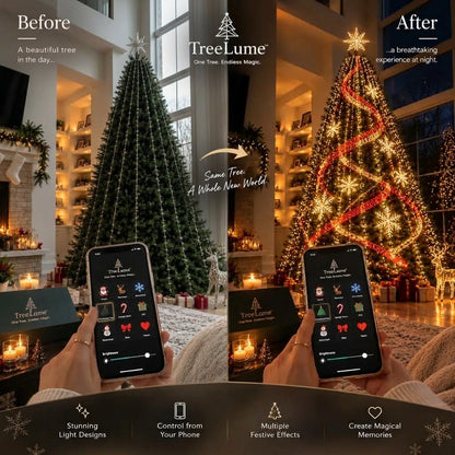 🎄✨ Glow Tree Smart Christmas Tree LED Lights — Light Up Your Christmas Magic! 🎅💫