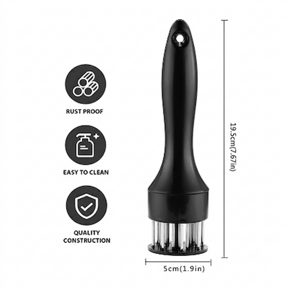 🔥50% OFF! Stainless Steel Meat Tenderizer Needle – Juicy Flavorful Steaks Every Time