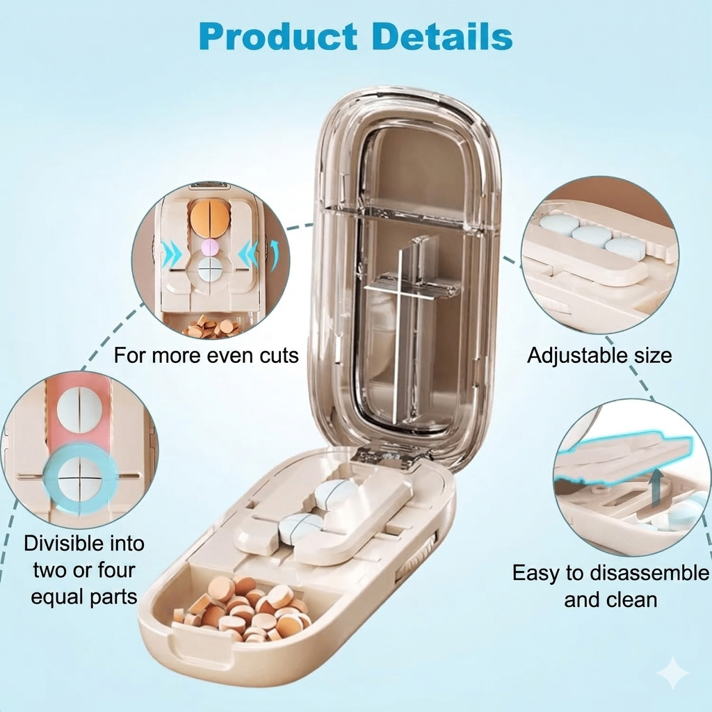 🔥Hot Sale - 50% Discount🔥Portable Pill Cutter