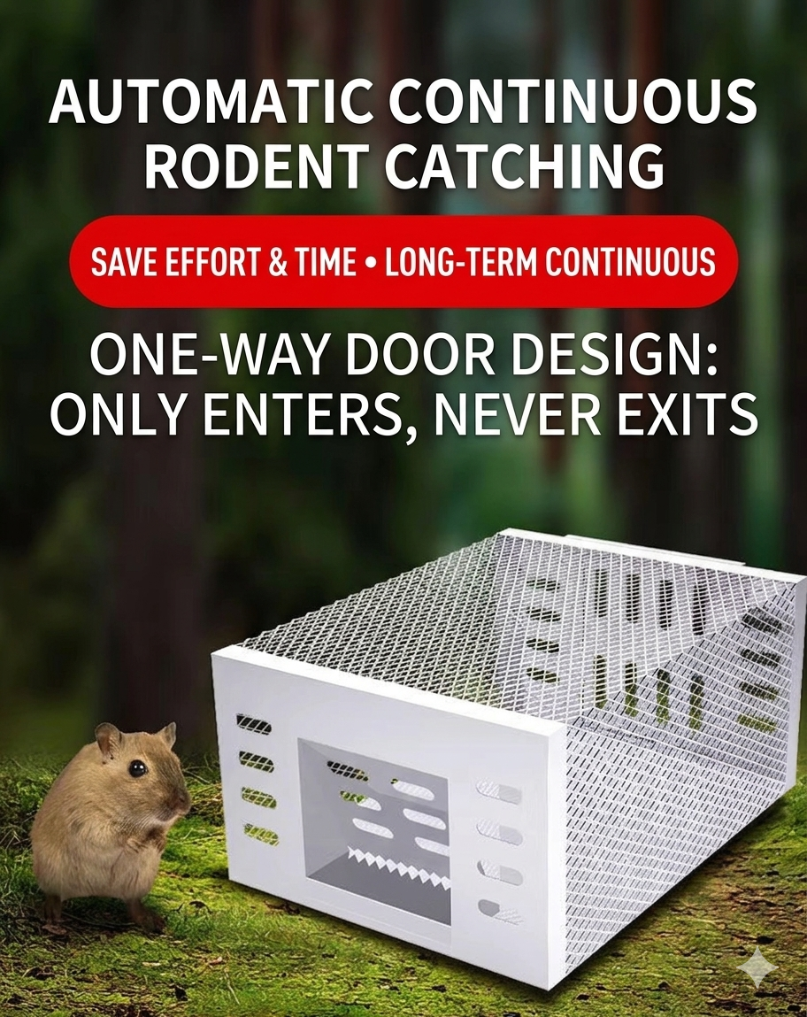 🐭Auto Reset Continuous Capture Smart Mouse Trap Catch Multiple Mice Automatically
