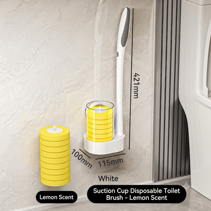 🔥50% OFF Suction Wall Disposable Toilet Brush – 360° No Dead Corner Sanitary Bathroom Cleaner