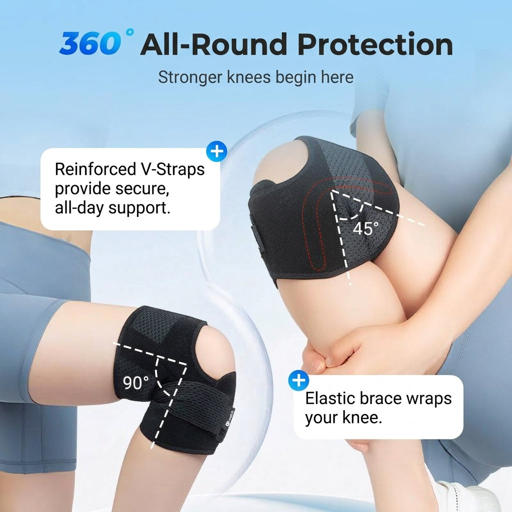 🏃🦵 Breathable Meniscus Knee Pads | Support & Pain Relief For Daily Movement👫