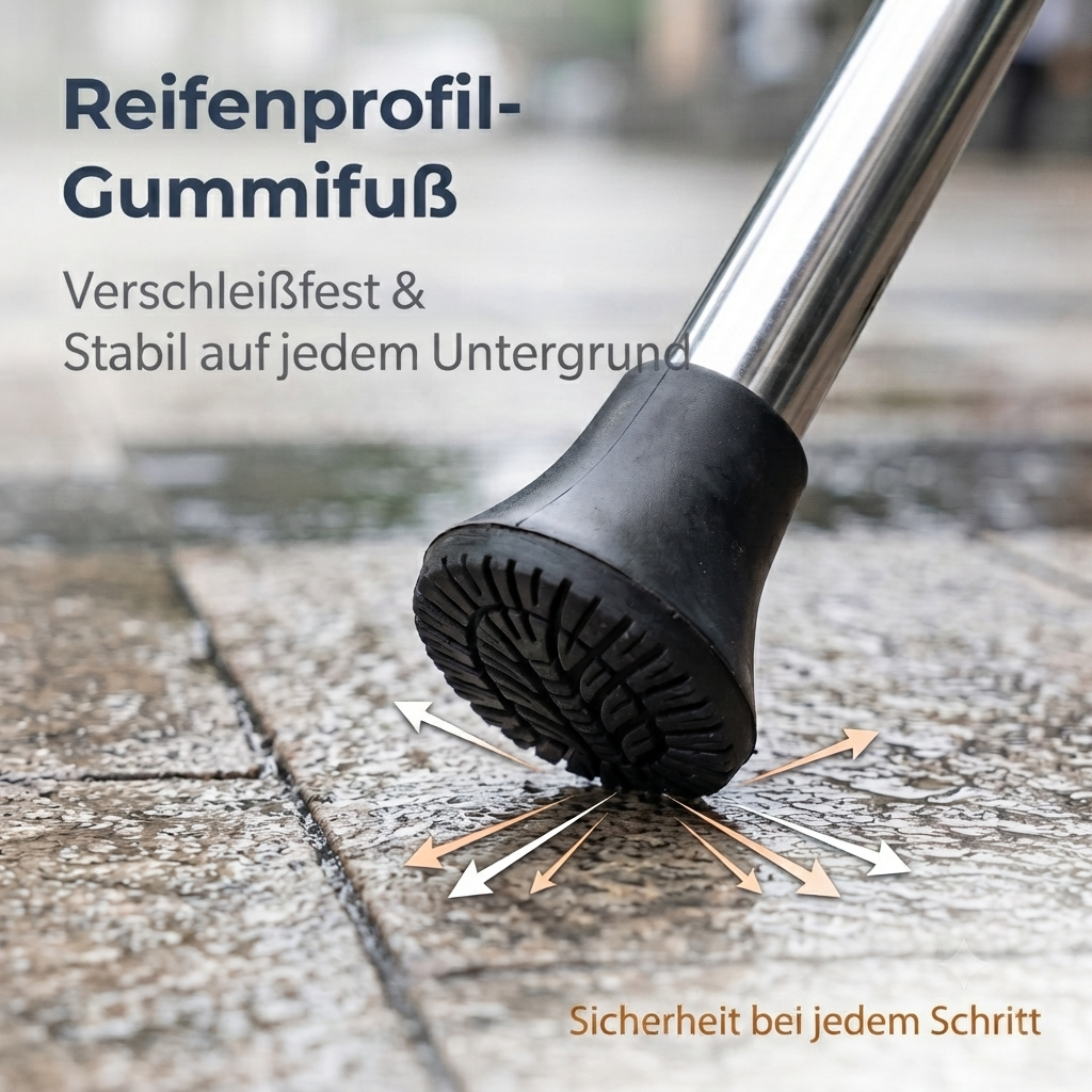🔥Faltbarer, tragbarer Gehstockstuhl: Das beste Geschenk für Senioren