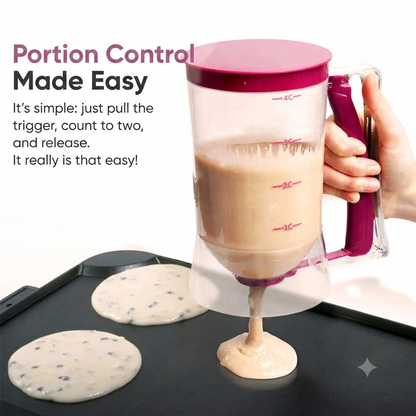 ✅Pancake Cupcake Batter Separator Cup Drip-Free Baking Tool