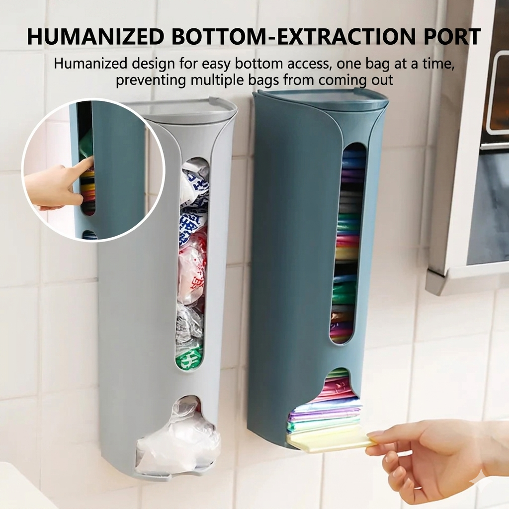 Wall Mounted Pull-Out Underwear and Socks Storage Box