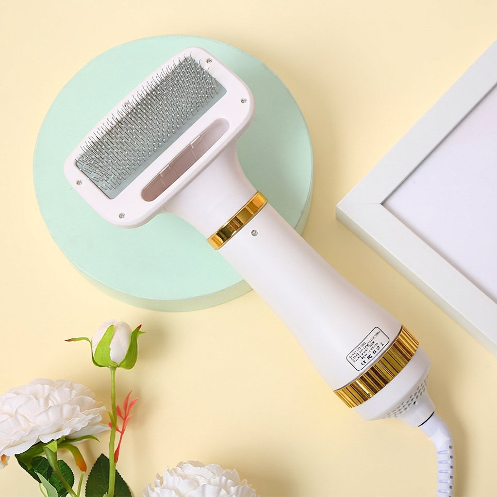 🔥2-in-1 Pet Blow Dry Brush – Comb & Dry Dog Cat Fur At The Same Time